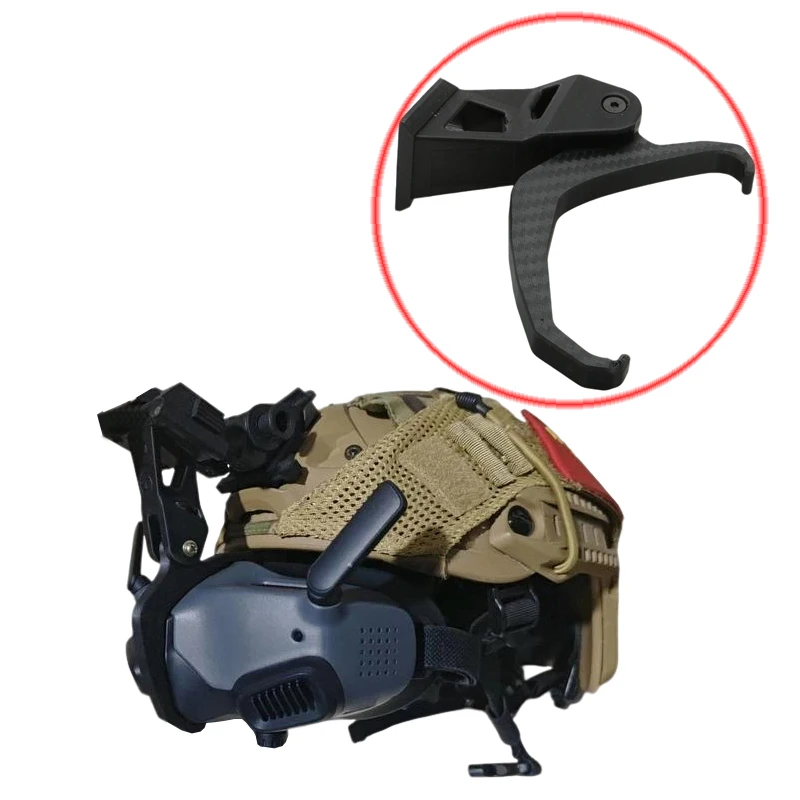 

1 шт. для DJI G2 FPV очки, тактическое крепление на шлем, интерфейс «ласточкин хвост», быстросъемный, 10 кг, высокопрочный держатель