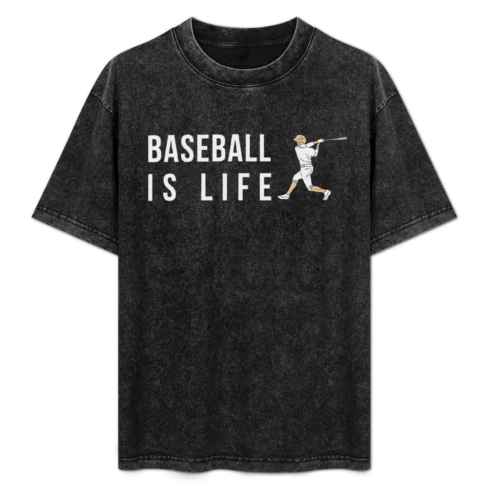 

baseball is life T-Shirt vintage graphic tee oversized t shirt rapper graphic tees mens cotton t shirts
