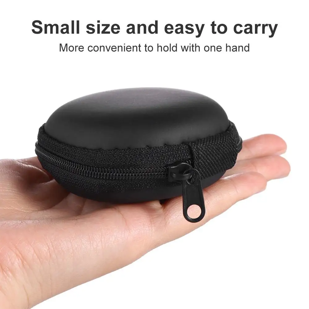 Case Earphone Accessory Headphone Mini Storage Storage Pocket Pouch EVA Zipper Bag Data Cable Bag Zip Lock Case Earphone Bag