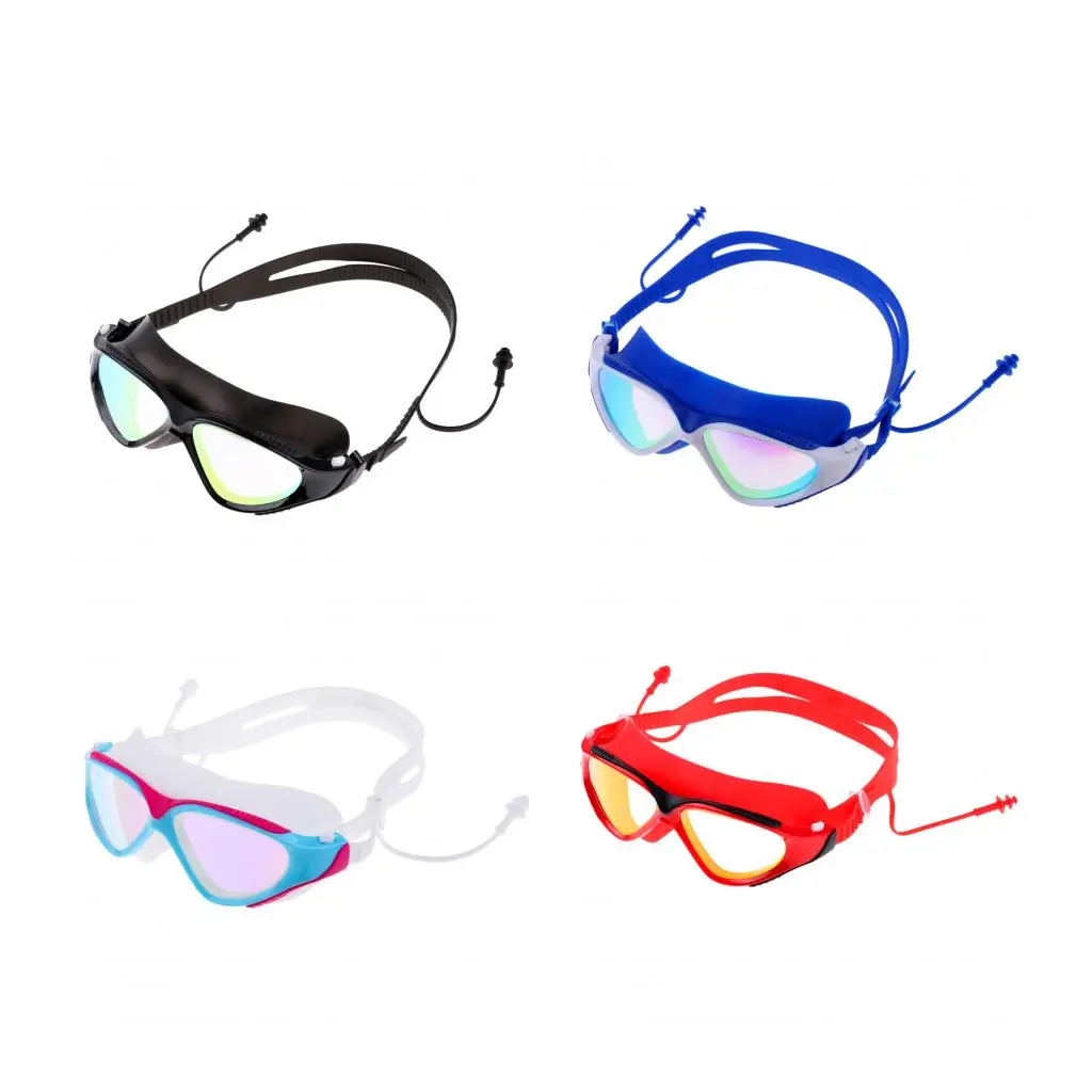 Adult Swimming Goggles Glasses Anti Fog Protection with Case