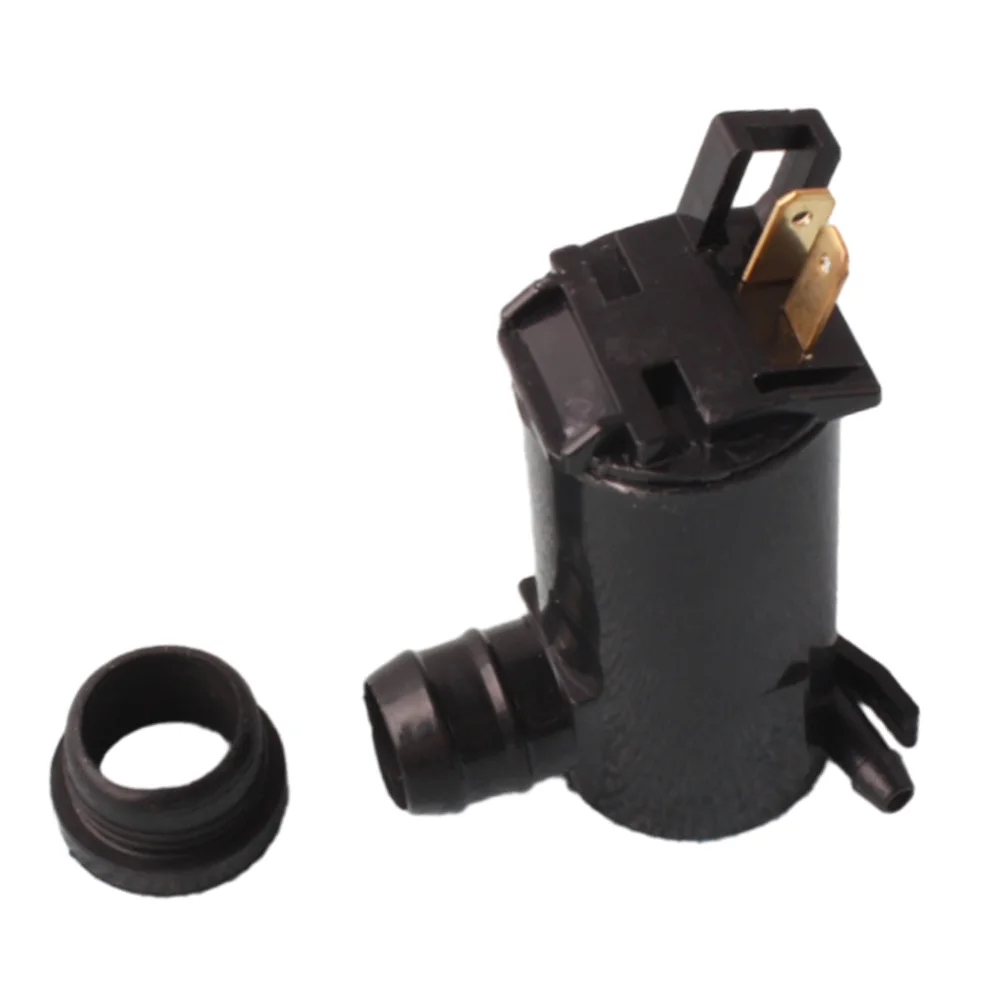 Pompa Jet Motor Pembersih Kaca Depan 2 Pin Universal untuk Kendaraan, Motor Tangki Pembersih Kaca Depan 12 V DC