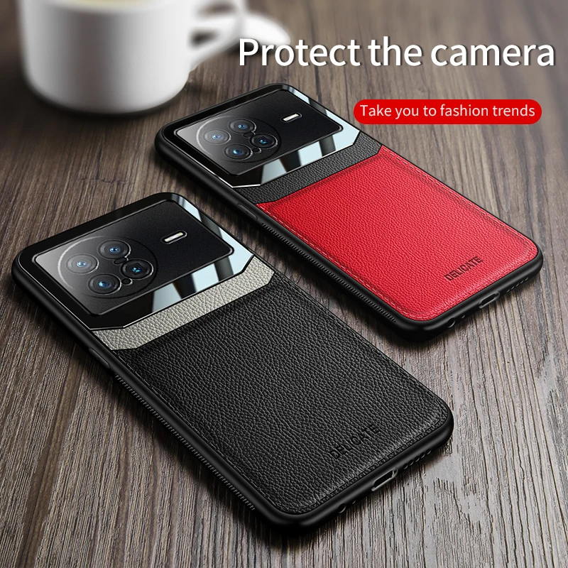 Leather Case for vivo X Note xnote Car Magnetic Holder Dissipate Heat Silicone Protection Phone Cover vivoXNote V2170A Coque