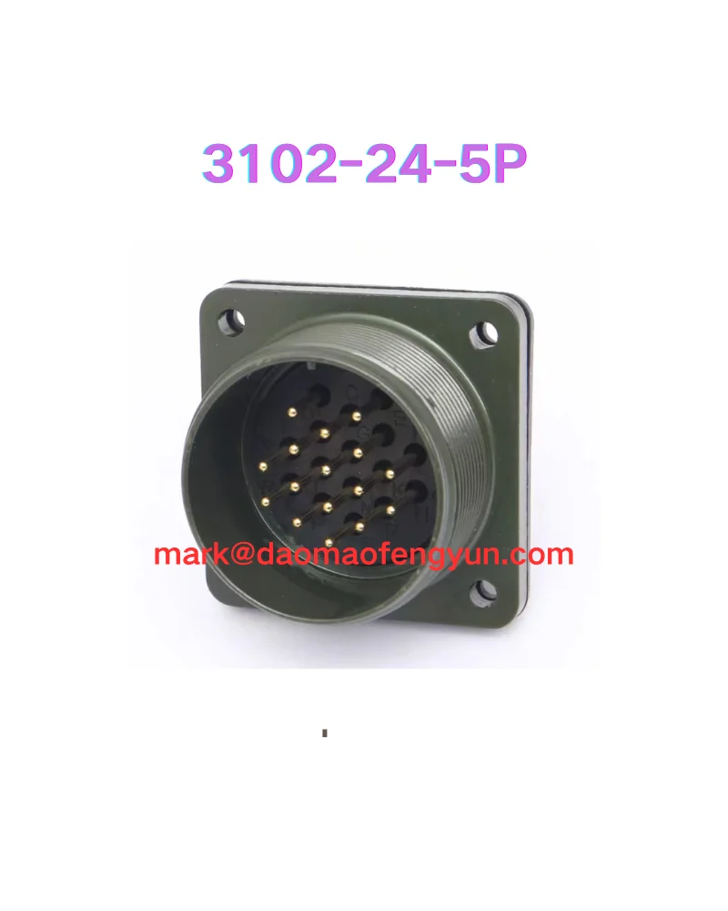 3102-24-5P New waterproof aviation plug socket 16-core 3102-24-5P