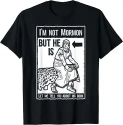 Funny Mormon Shirt LDS Book Of Mormon Missionary T-Shirt Black Small Anime Graphic T-shirts Y2K Tops New Arrival Unisex Summer