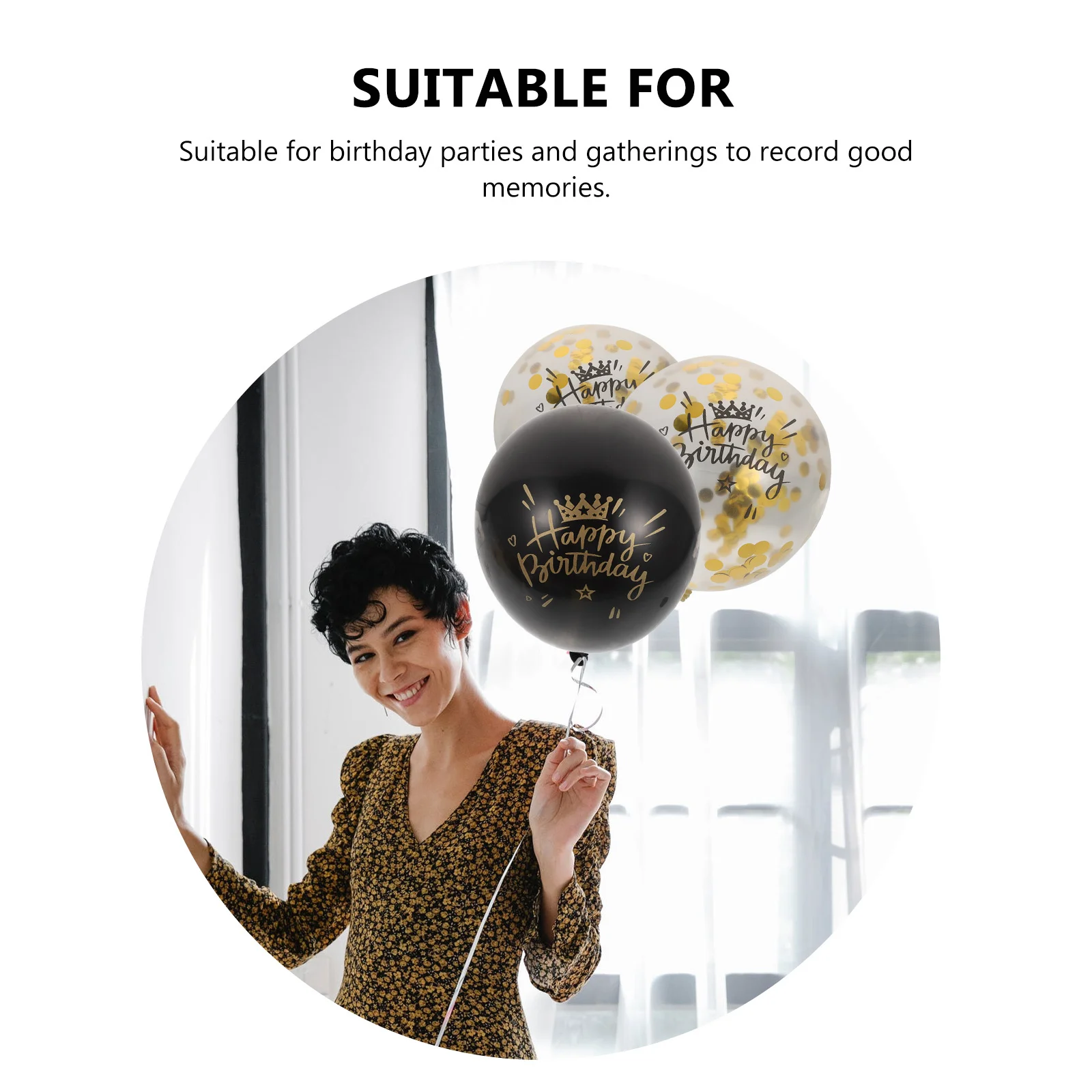 

30Pcs Birthday Balloons Latex Printed Set Party Decorations for Wall Door Ceiling Table Layout Supplies