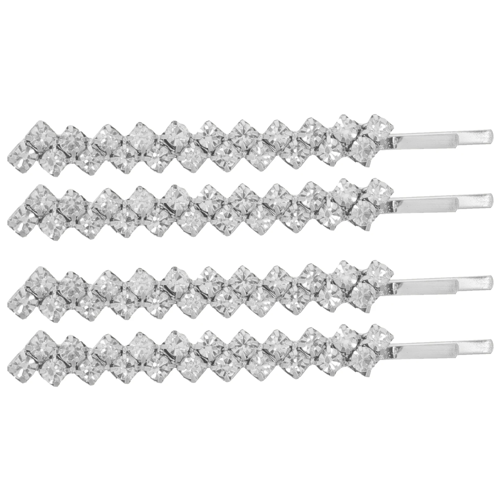 

1 set Rhinestone Hairpins Crystal Women Accessories Bobby Pins Sparkly Clips Decorative Pretty Hairstyle Tools HS-J5922