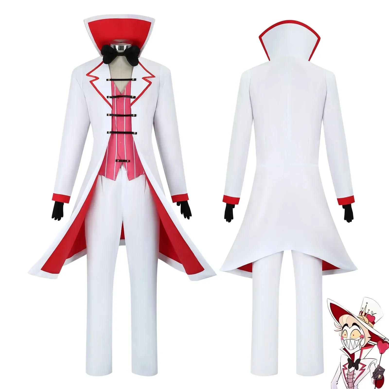 Lucifer Cosplay FantrenforAnime Phone Star Costume pour hommes et femmes, uniforme, tenue d'Halloween, vêtements de fête de carnaval, déguisement d'hôtel