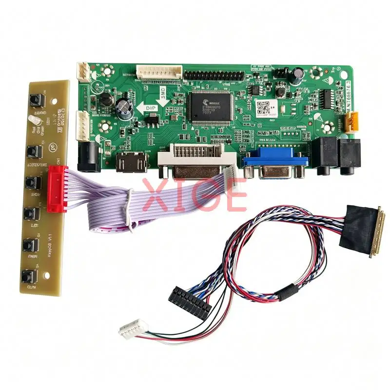 

Controller Board Fit B101AW06 B101AW02 CLAA101NB01 B101AW03 1024x600 1024*600 Laptop Monitor Screen LVDS 40-Pin VGA DVI HDMI Kit