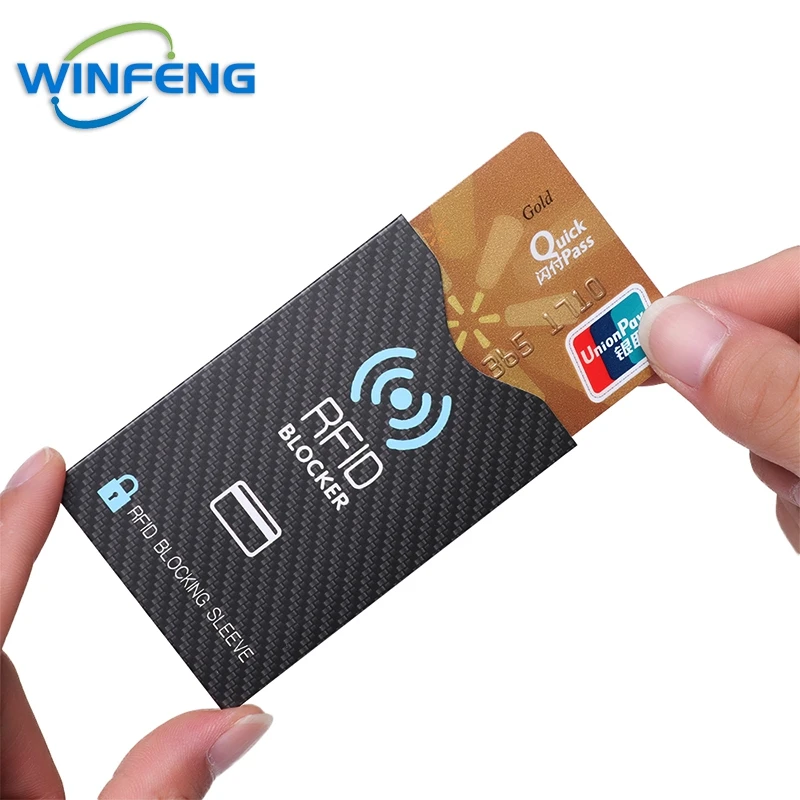 1/5/10Pcs RFID Credit Card Protector Blocking Cardholder Sleeve Aluminium Id Bank Card Holder Case Protection for Anti Theft