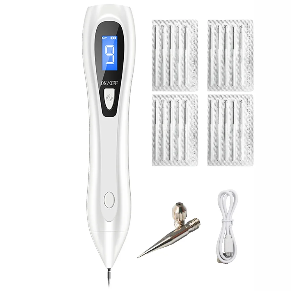 Stylo laser plasma pour le visage, éliminateur de taches pigmentaires, machine d'élimination des grains de beauté et des tatouages, soin de beauté pour l'élimination des taches de rousseur, des verrues et des excroissances cutanées