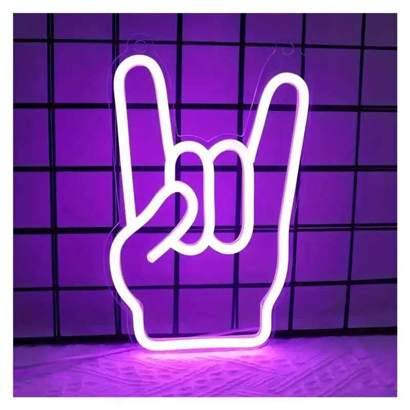 rock-gesture-sign-lamp-wall-mountable-for-bedroom-room-bar-wedding-birthday-party-decoration-sign-illuminated-21cm×32cm