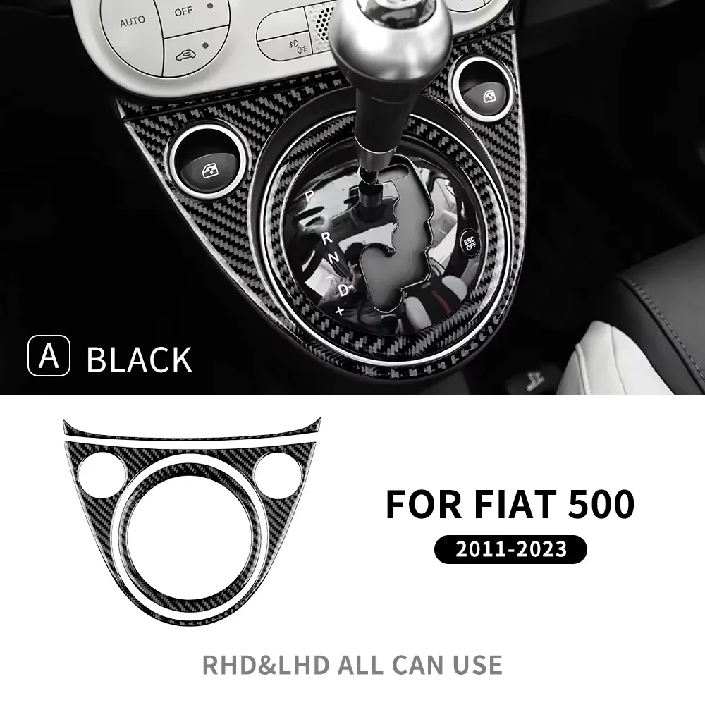 Pour Abarth 595 2016 2017 2018 2019 2020 2021 2022 2023 Pour Fiat 500 2011-2023 Garniture de levier 