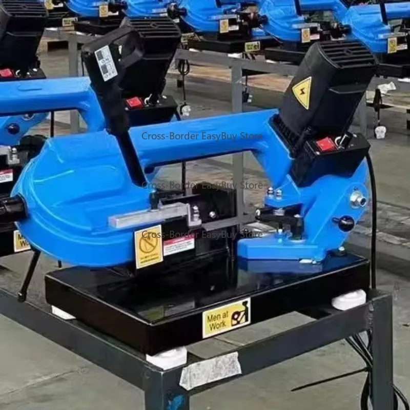 

High Precision Metal Band Saw Machine Metal Tube Cutter 110V Steel Saw Cutting Machine