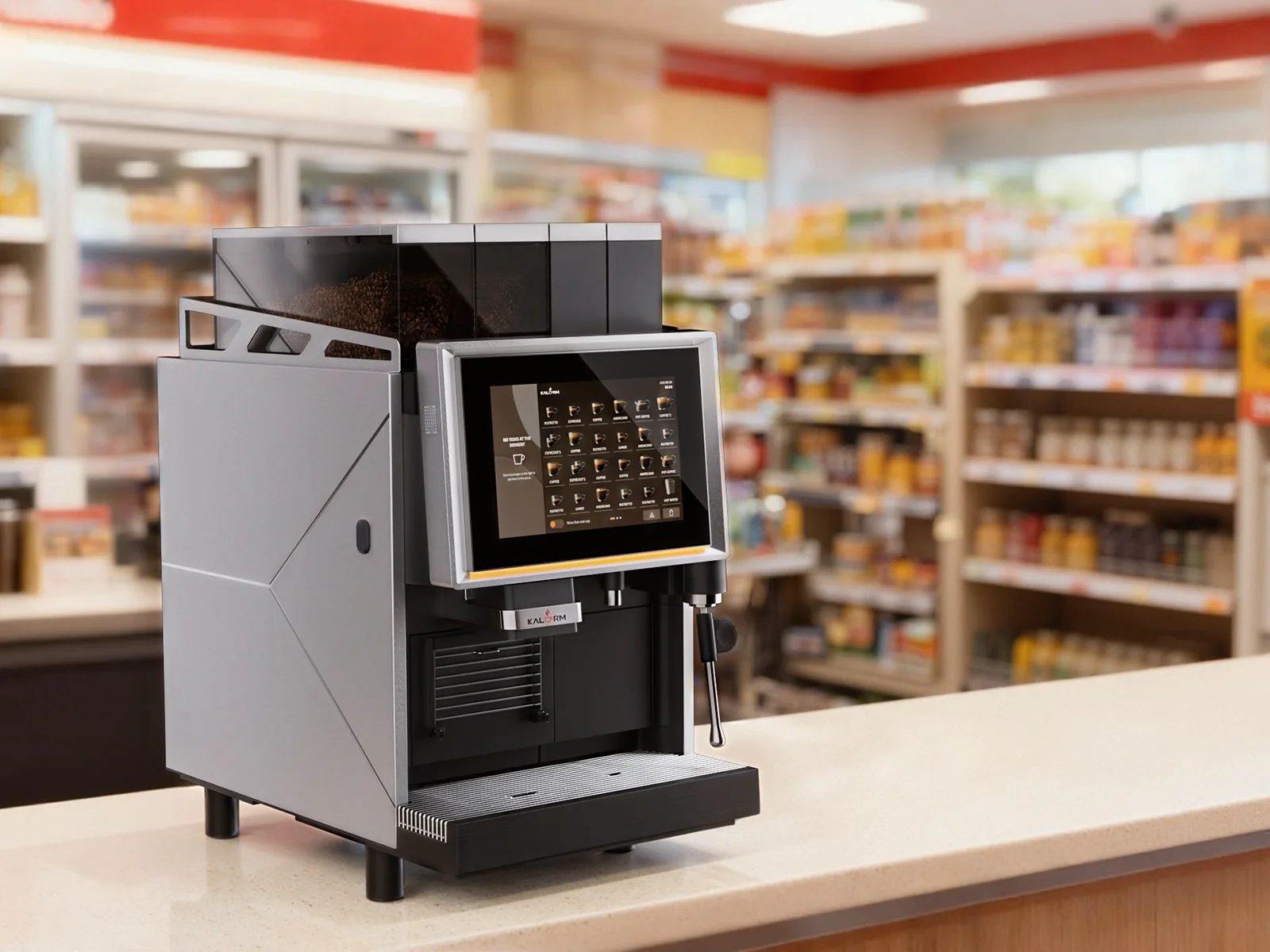 KALERM Y222C Professional Multi-Functional Automatic Coffee Machine For Hotels Outdoor Restaurant & Office Use