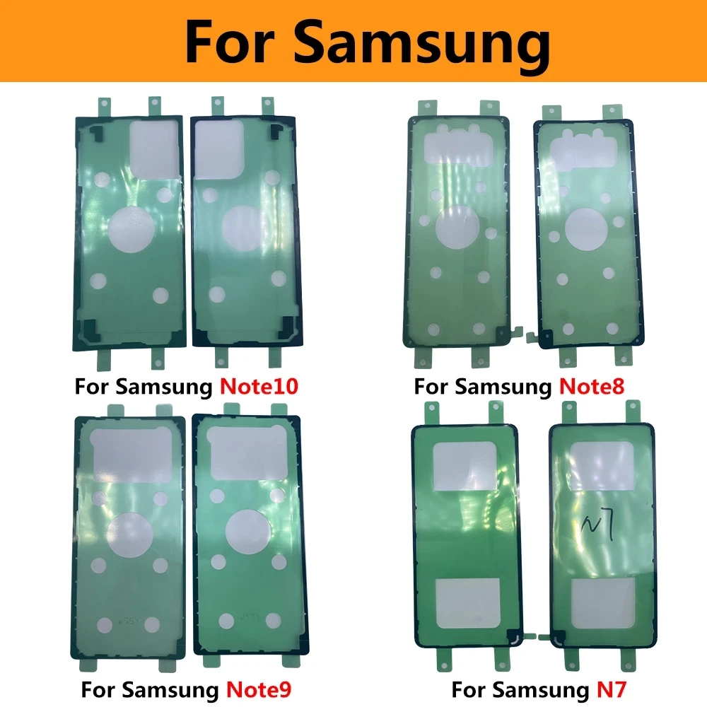 Back Battery Sticker Adhesive Glue For Samsung Galaxy S9 S10 S20 Note 7 8 9 10 20 Plus Ultra Lite Waterproof Back Cover Sticker