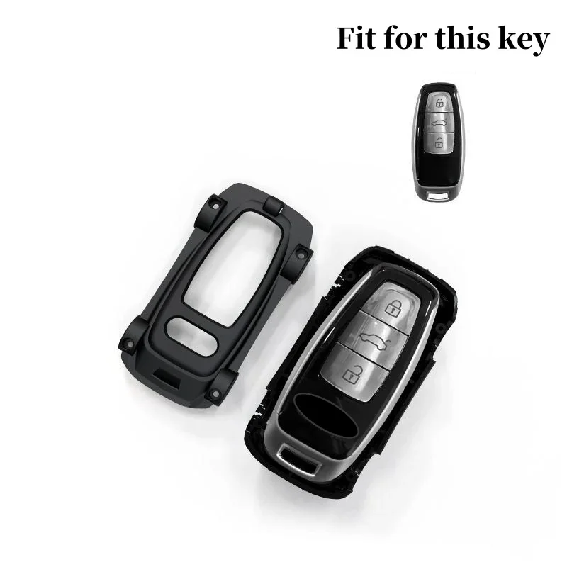 For Audi A6 Key Cover Car Model Key Protective Case Creative Personalized Gift Car Key Pack Buckle Accessories Key Cover