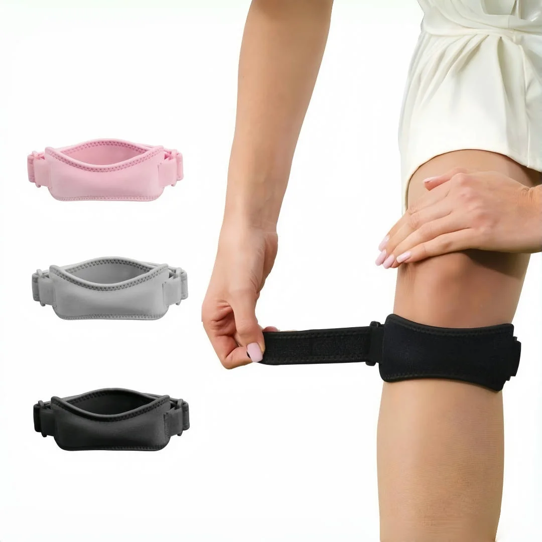 

Adjustable Sports Patellar Strap Knee Brace Patellar Tendon Support Strap Band Knee Support Pad Protective Gear for Basketball