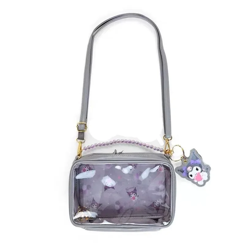 Kuromi My Melody Anime Kawaii Sanrio Multi Functional Pain Bag Cute Cartoon Cinnamoroll Portable JK Uniform Storage Bag Gifts