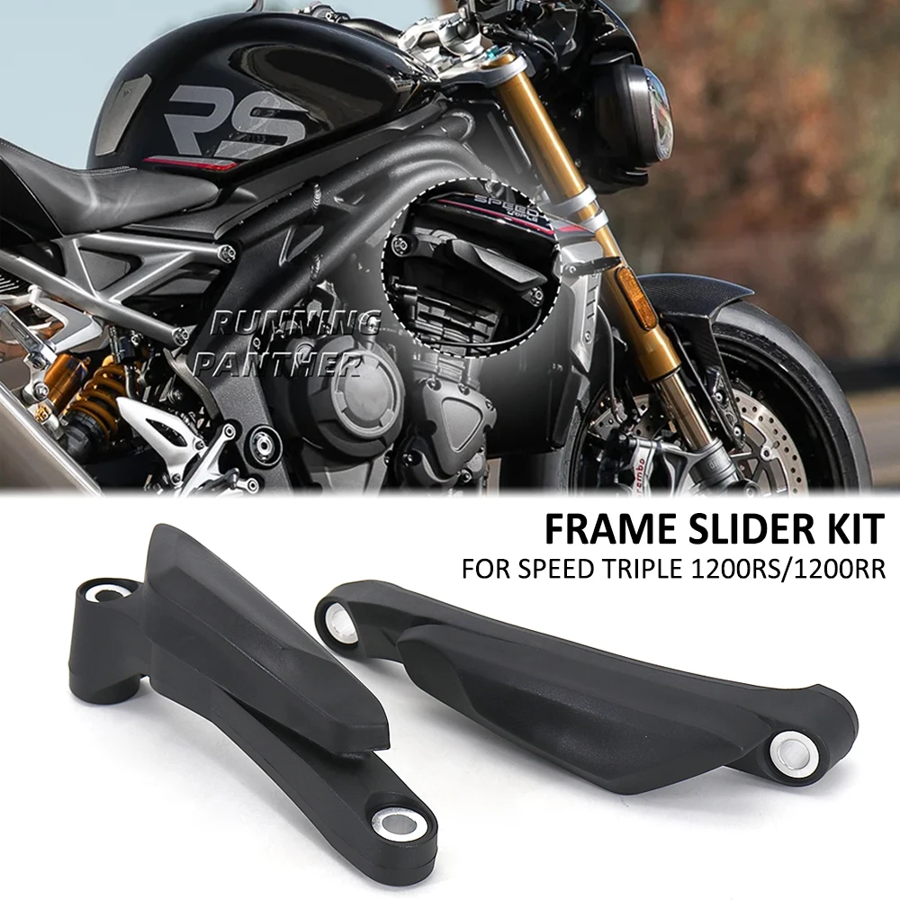 

NEW Motorcycle Engine Guard Frame Slider Anti Drop Falling Crash Protection Cover Kit For Speed Triple 1200 RS RR 1200RS 1200RR