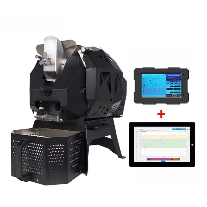 Dual System Coffee Roaster Commercial Smart Coffee Bean Roaster Household