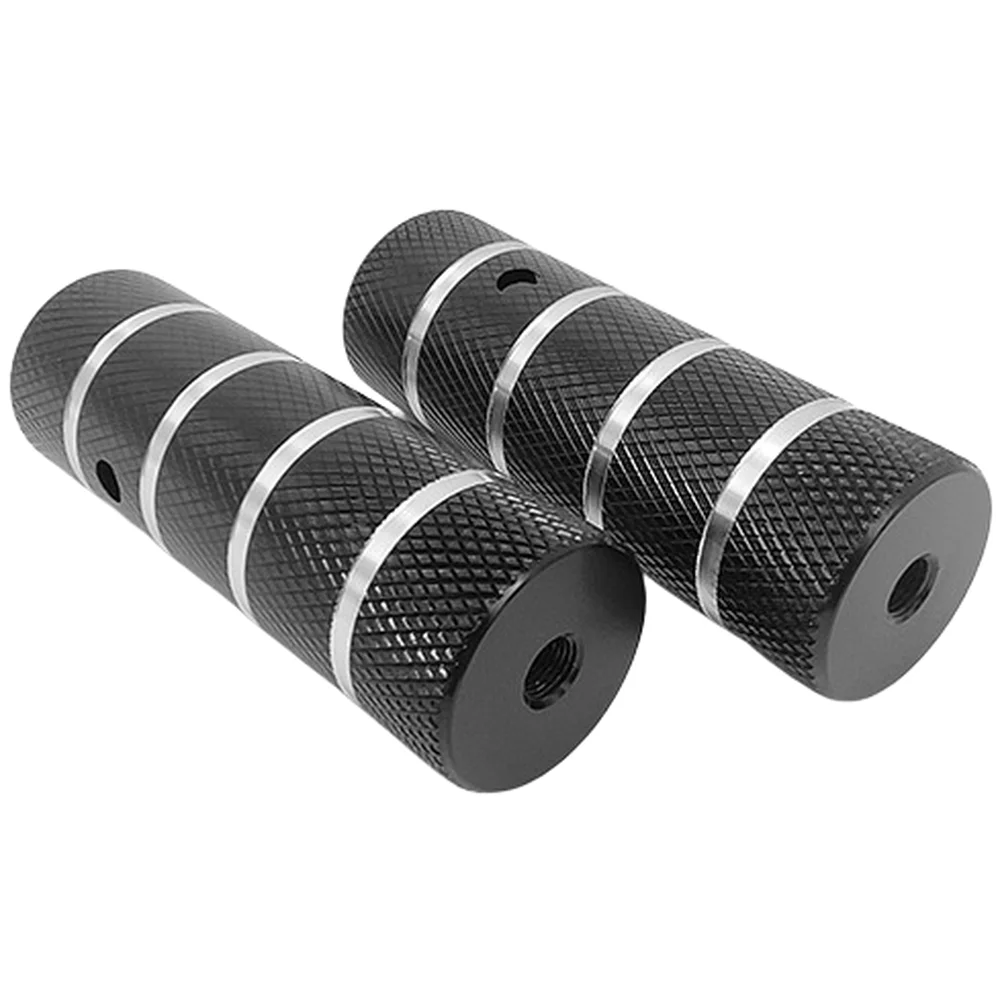 Aluminum Alloy Bike Foot Pegs 38x110mm Black  FOR STAND UP  Footrest For Riding Axle Footrest-Lever Cycling Stunt Pegs
