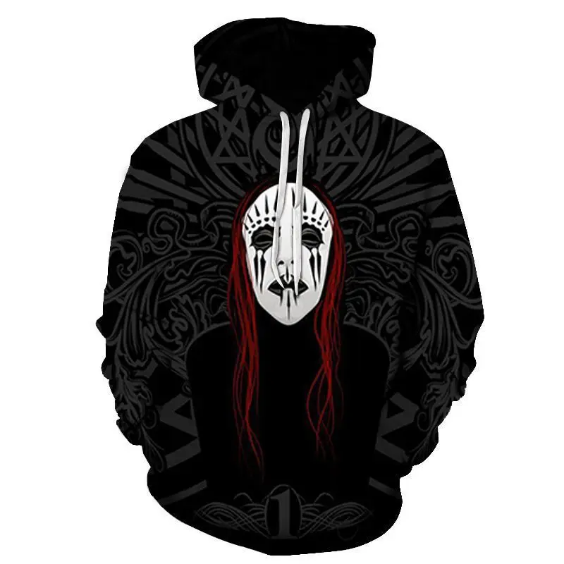 2024 NEW  Slipknot band Joey Jordison Commemorative Shirt Loose casual 3D hoodie printed men's hoodie