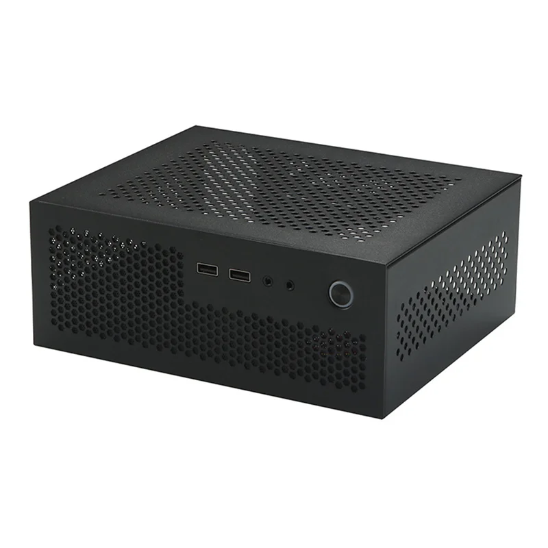 

A09 HTPC Computer Case Mini ITX Gaming PC Chassis Desktop Chassis USB2.0 Computer Case Home Computer Case