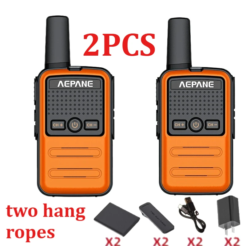 AP-M200 Walkie Talkie Transmitter Rechargeable Thin Uhf Wireless 16 Channel Kids Mini Walkie Talkies Two Way