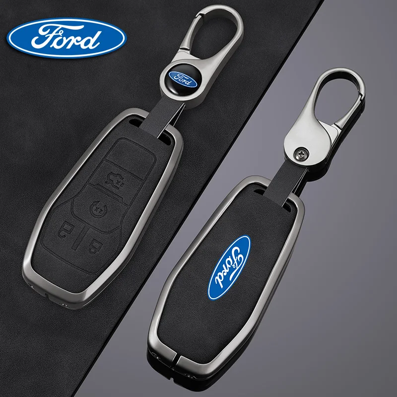 Car Remote Key Case Cover for Ford Fusion Mondeo Mustang F-150 Explorer Edge 2015 2016 2017 2018 Keychain Protection Accessories