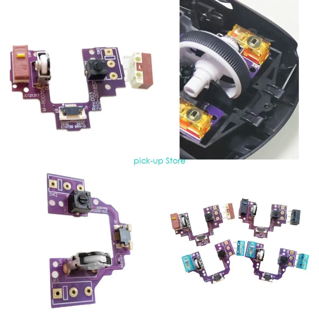 Q5WA PCB -bord -knopbord voor GPX WeldingFree voor GPROX Superlight Mouse Hot Swap met Silver Mouse Encoders