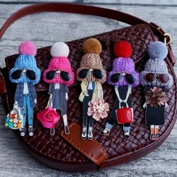 New Acrylic Brooch Cute Pins Brooch For Woman Bag Clothing Accessories