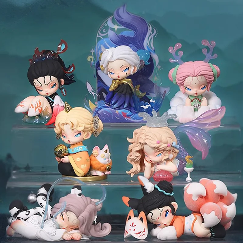 

Dodonami V3 Floating Mountains And Seas PVC Blind Box Trendy Toys Cute Doll Desktop Ornament Model Figure Toy Gift Collectible