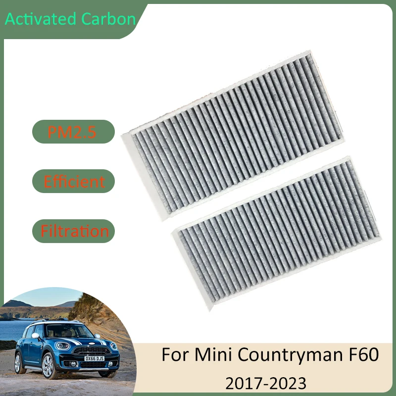 Air Conditioning Filter For Mini Countryman F60 MK2 2017 2018 2019 2020 2021 2022 2023 64119321875 64116823726 Auto Accessories