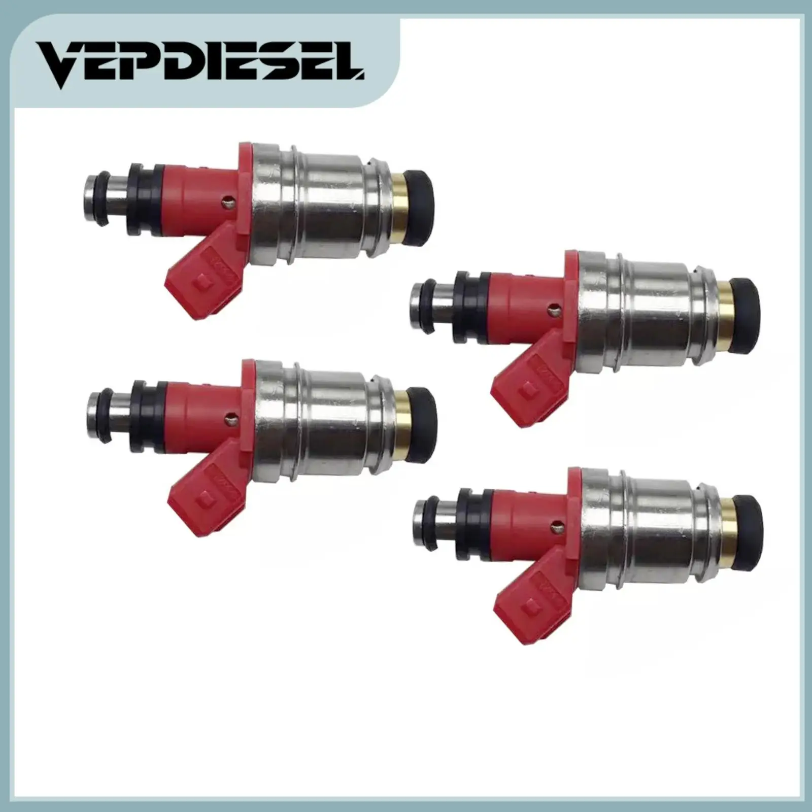 

4 шт. дизельная топливная форсунка Common Rail для 90-94 NISSAN D21 2,4 л, часть # 16600-86G00 16600-86G01 1660086G10 Запасная часть двигателя