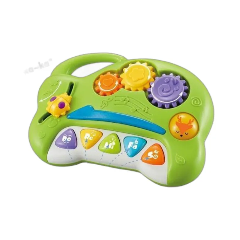 Piano Elétrico Infantil com Luzes de Música, Puzzle, Educação Infantil, Brinquedos para Bebês, Presentes, 1-3 Anos