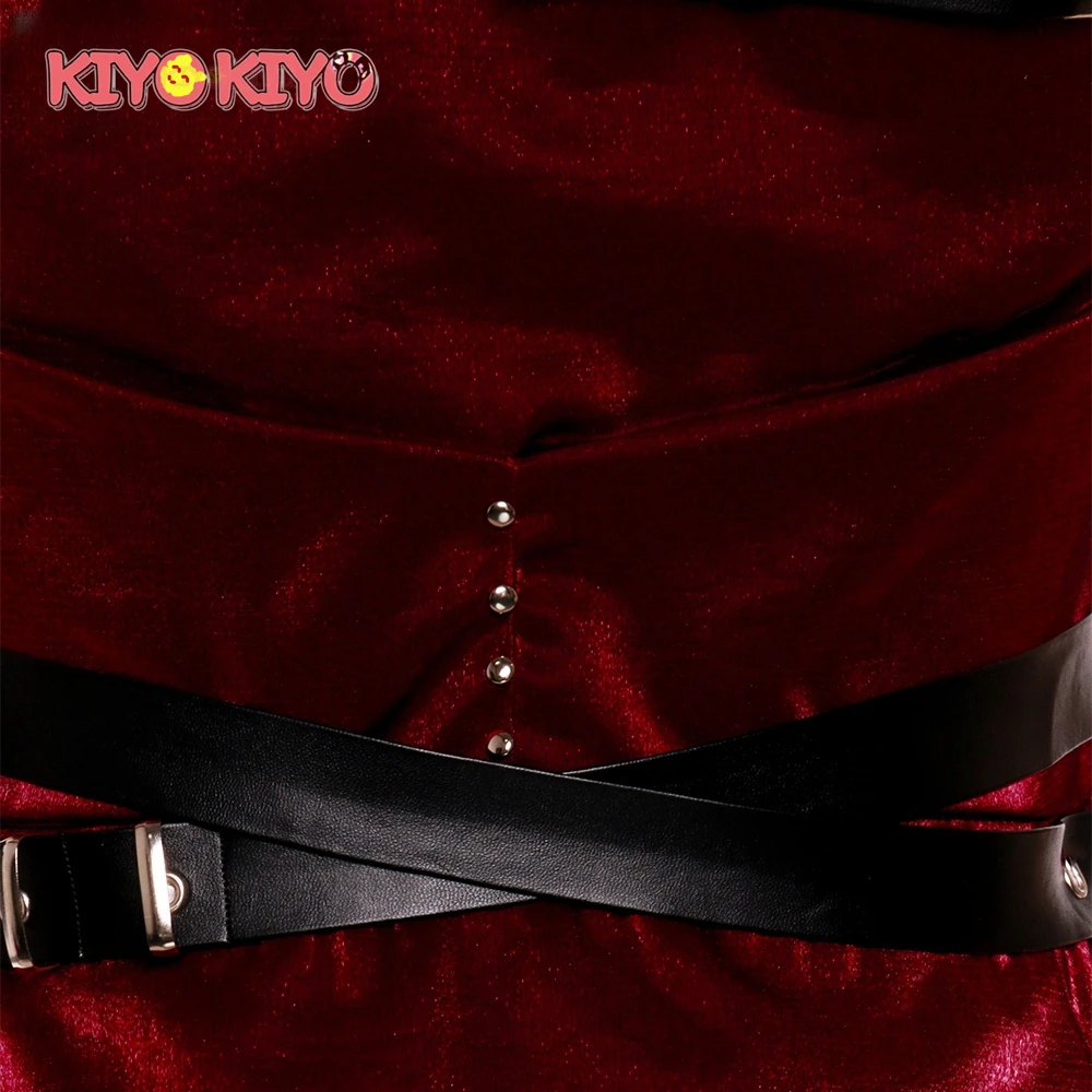 KIYO KIYO Anime Love and Deepspace Sylus Cosplay Costume Sylus Sexy Red Dress Female Halloween Costume