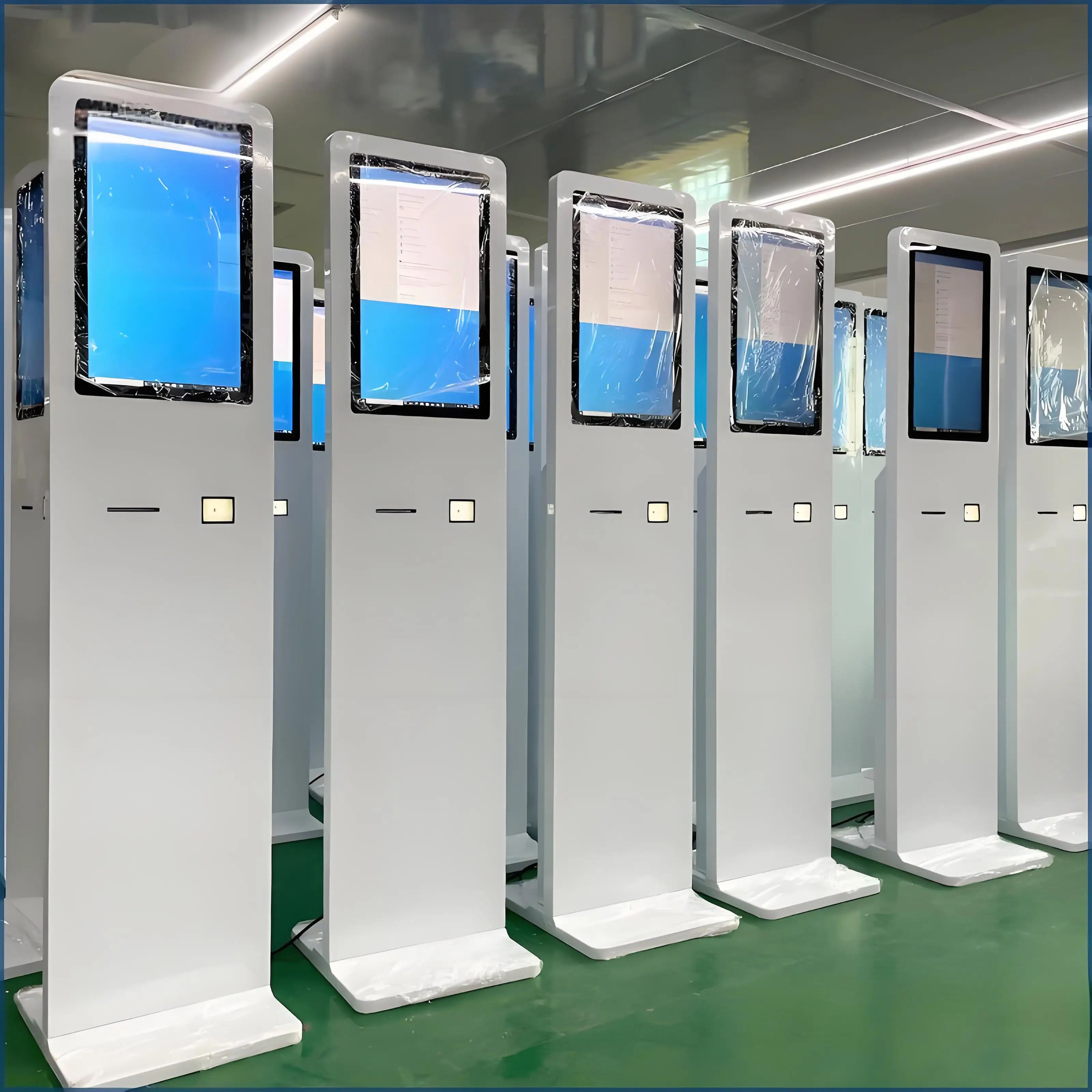 

Reader and Payment Function for Hospitals Banks Amusement Parks Queues 21.5-Inch Self-Service Ticket Kiosk with QR Code