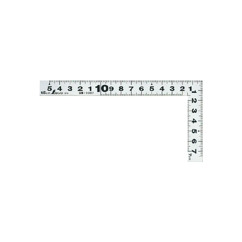 

SHINWA Penguin Matte Stainless Steel 90 Degree Woodworking Angle Crank Ruler High Precision JIS Industrial Grade10007