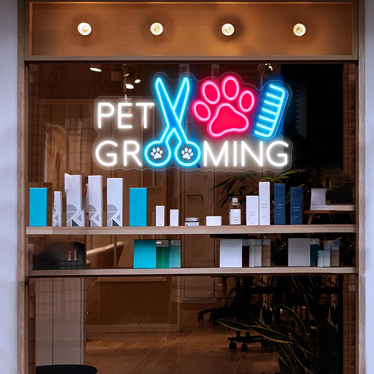

Pet Grooming Neon Sign, Custom Pet Spa Neon Sign, Pet Shop Open Neon Sign, Pet Salon Decor Sign, Pet Spa Decor, Pet Shop Welcom