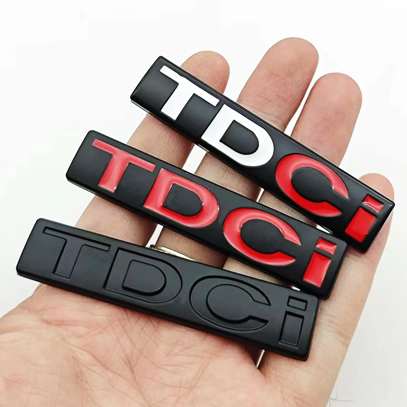 For Frod Focus Mondeo Fiesta Kuga 3D Metal Car Styling Logo TDCI Badge Sticker Rear Trunk Emblem Fender Side Decals Accessories