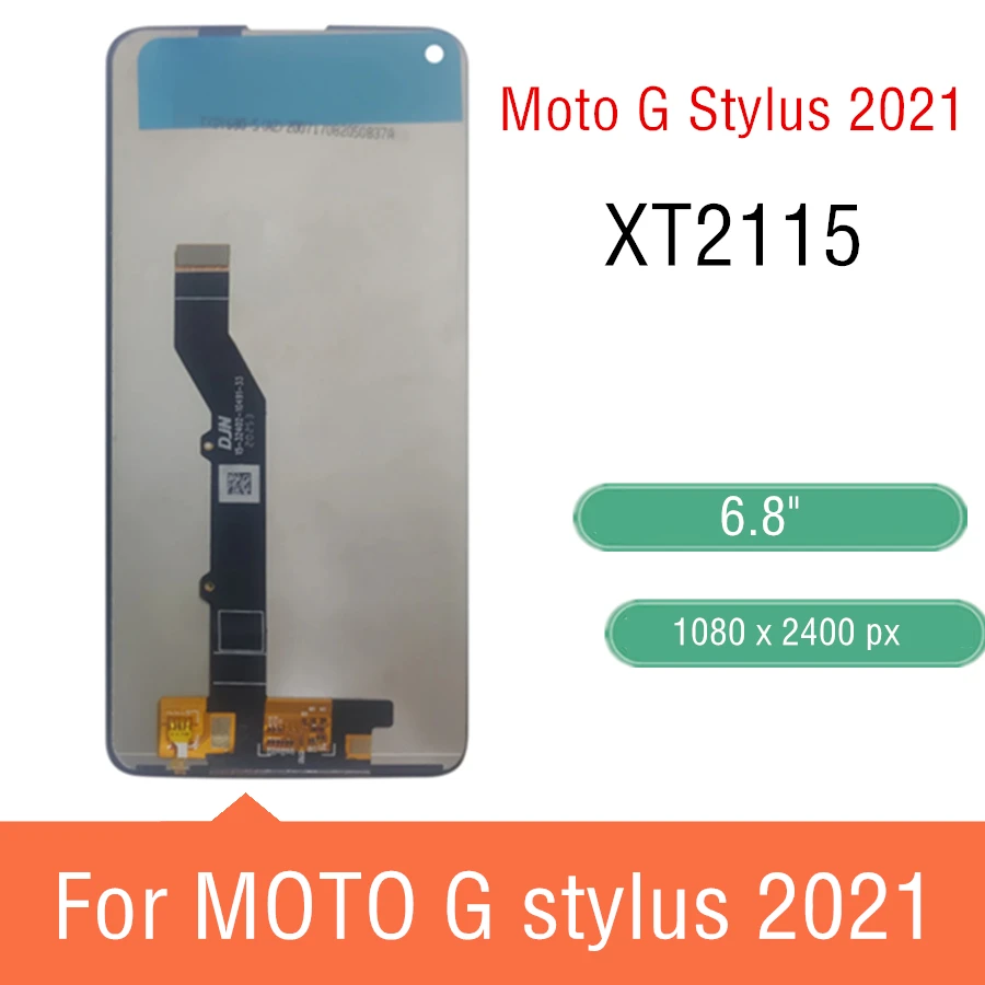 For Motorola Moto G Stylus 5G XT2115 LCD Display Touch Screen Digitizer Assembly Replace, for Moto G Stylus 5G 2021 2022 XT2131