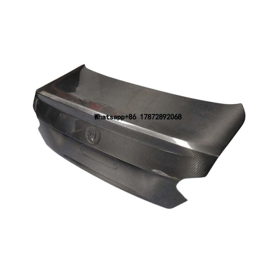 Top Material Real Dry Carbon Fiber Trunk Hood Back Lid Bootlid for  M2 G87 Csl Style Rear Trunk