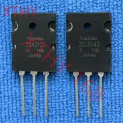 New Original  2SA2121 2SA2121-O + 2SC5949 2SC5949-O TO-3PL 15A 200V Audio Power Transistor New Oiginal