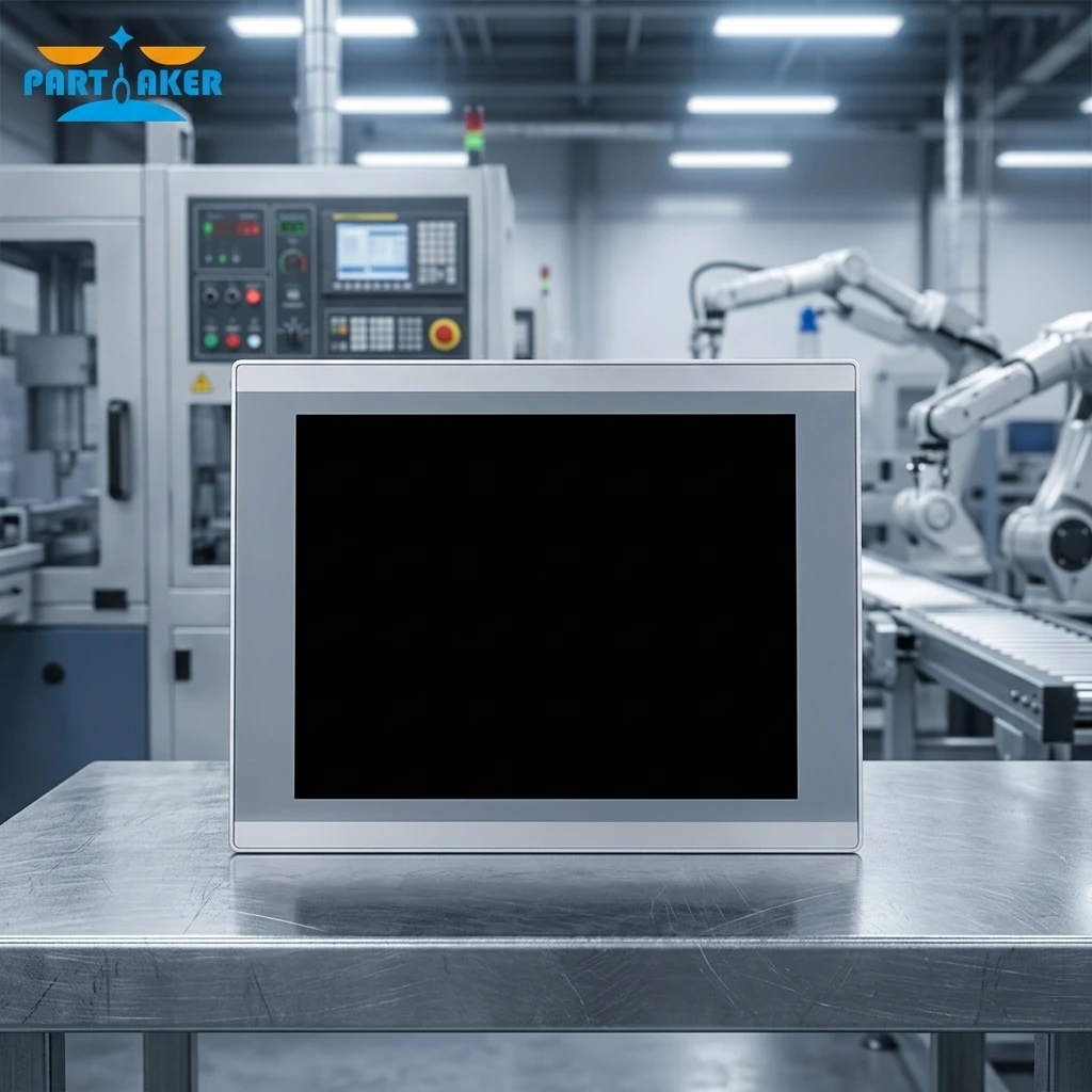 Partaker 12.1 Industrial Panel PC J1900/J6412/I3/I5/I7 High Temp Resistant 5 Wire Resistive Touch Screen Panel Mount Panel PC