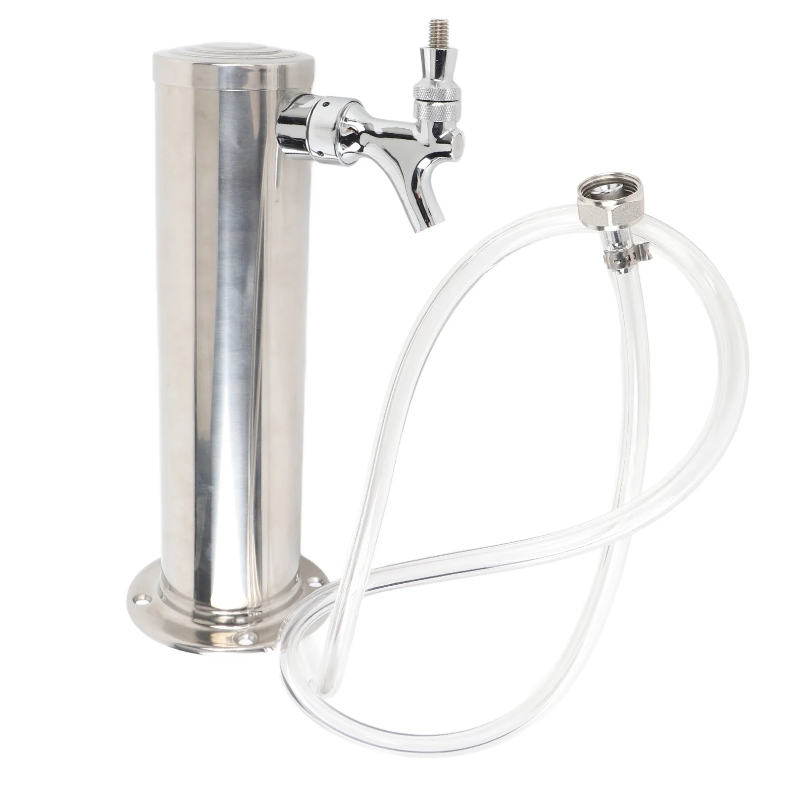 

Single Tap Stainless Steel Draft Beer Tower Kit Draft Beer Tower 3 Inch Column Draft Beer Tower Dispenser Kit for Parties Pubs