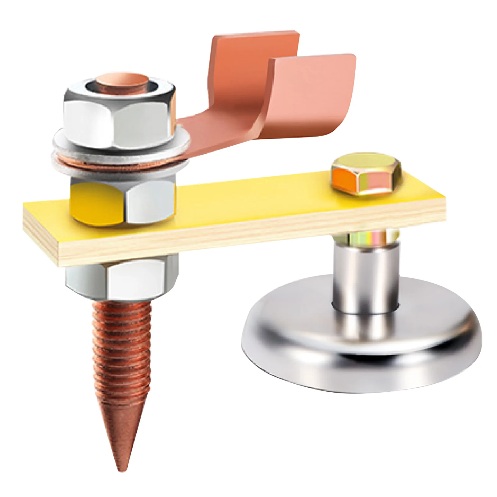 Welding Magnet Head Spotter Connector Auto Bodywork Spotter Tools Welding Machine Ground Connector Car Dent Repair Spare Parts
