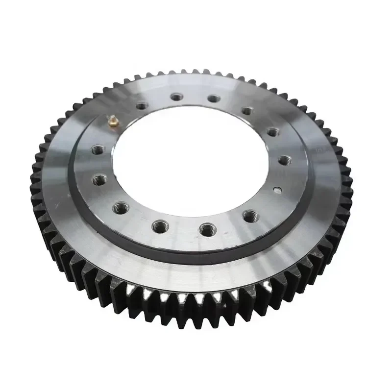 Single Row Cross Roller Slewing Bearing 111.25.560 External Gear for Boom Crane