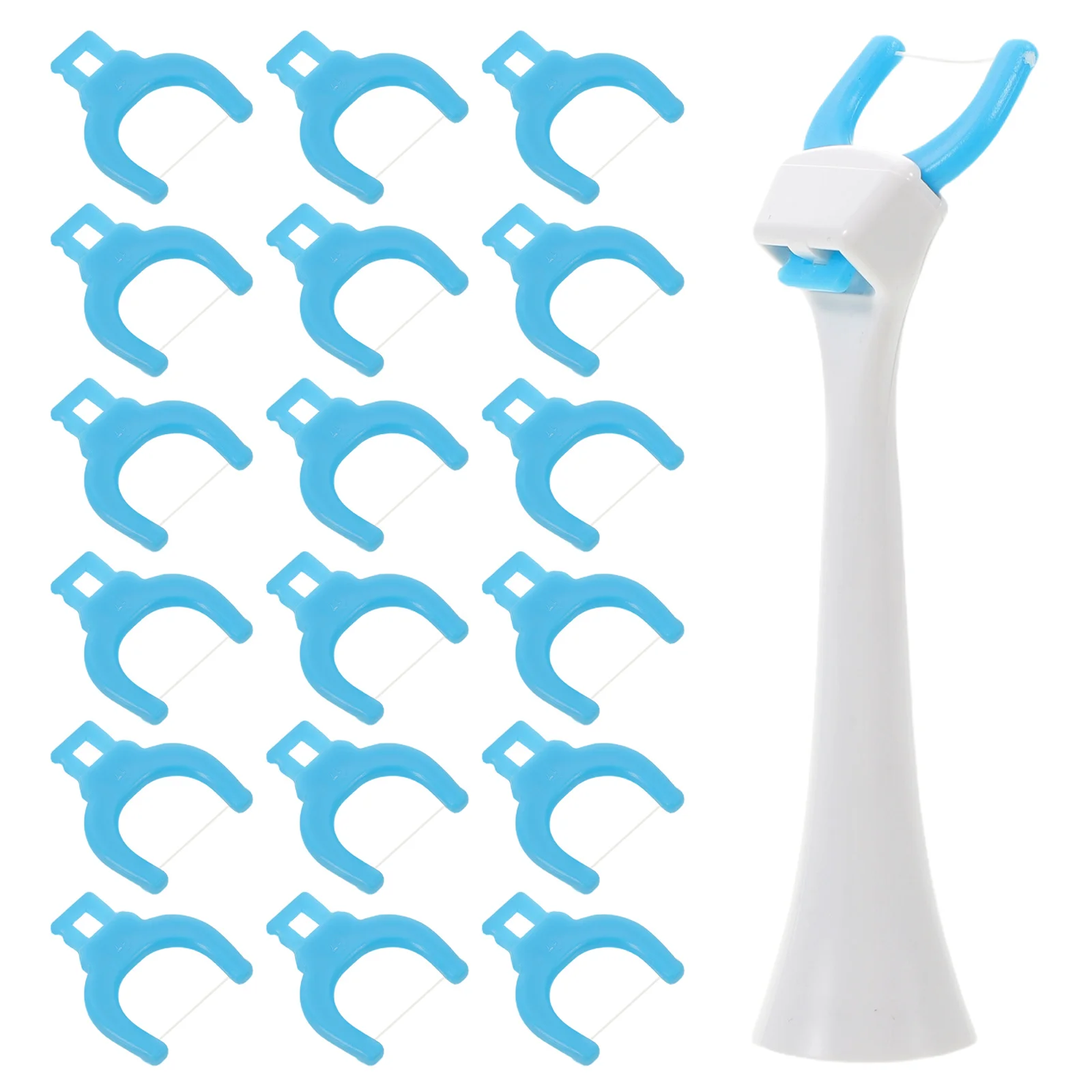 

Universal Fit Electric Flosser Head Refills U-Shaped Design for Gap Cleaning Deep Plaque Removal Interdental Cleaner Replacement