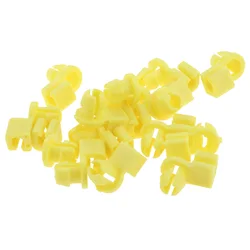 40pcs Auto Door Lock Rod Clip Driver Side Handle Retainer Plastic Rivet Fasteners Retainers Car Wire Clip Interior Accessories