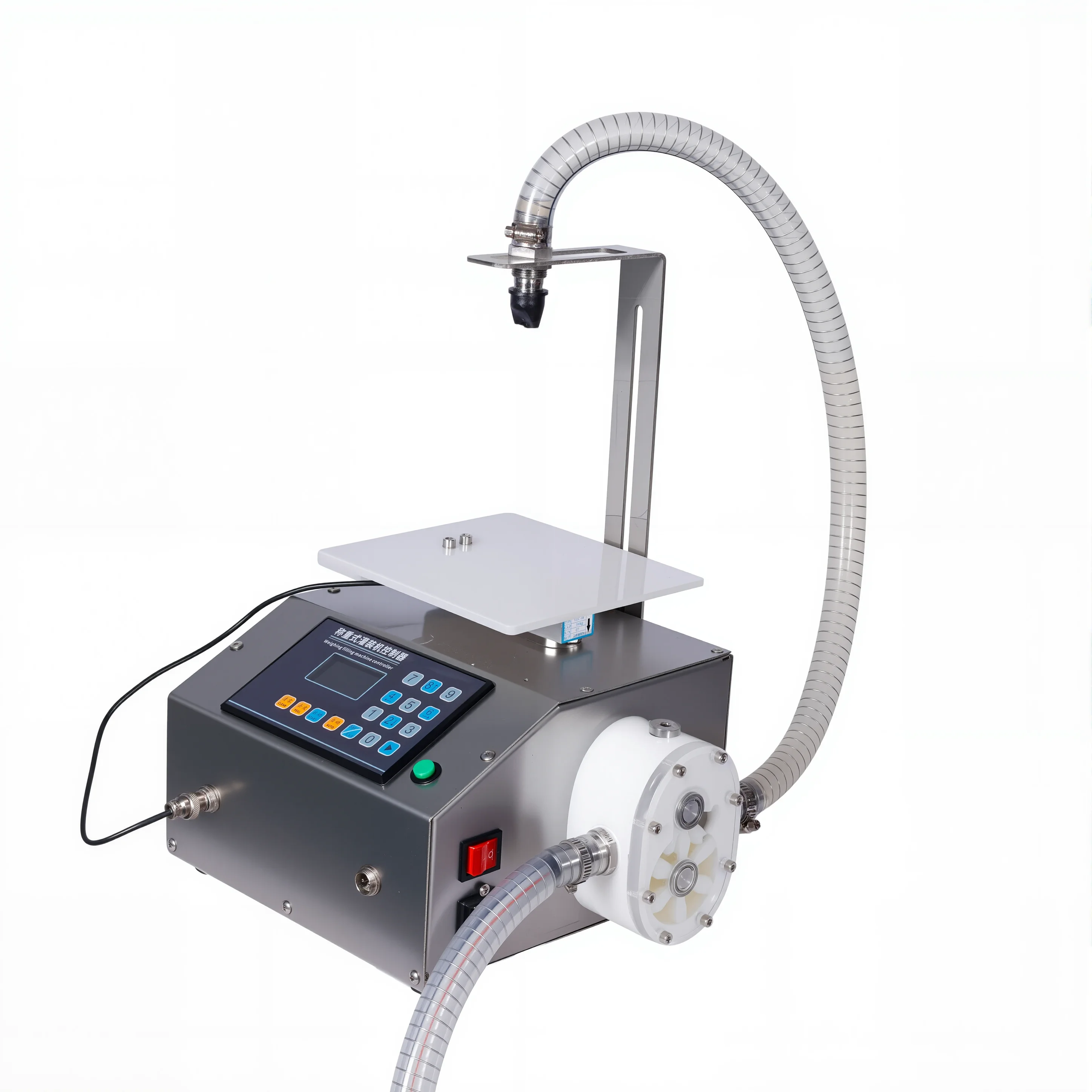 

Viscous Liquid Soap Shampoo Machine Honey Sesame Paste Edible Oil Glue Viscous Liquid Semi-automatic Weighing Filling Machine